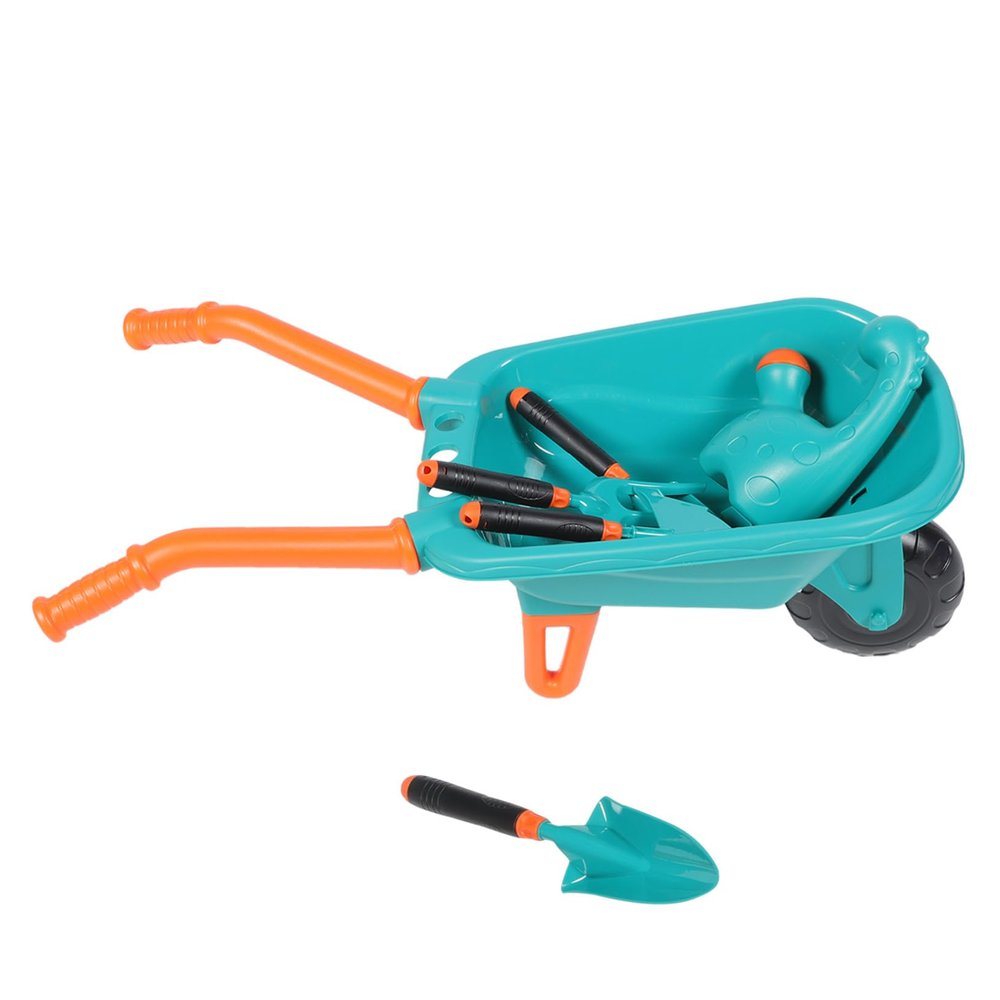 KICHOUSE 1set Boys and Girls Gardening Tools Adorable Green Watering Can Planting Tools for Outdoor Fun Lightweight Gardening Playset for Boy Girl for Flower and Vegetable Planting