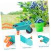 KICHOUSE 1set Boys and Girls Gardening Tools Adorable Green Watering Can Planting Tools for Outdoor Fun Lightweight Gardening Playset for Boy Girl for Flower and Vegetable Planting view 4