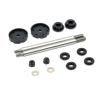 RC Car Parts Compatible with ZD for Racing for DBX-07 1/7 RC Car Upgrade Parts Metal Front Rear Shock Absorbers Shafts Axle Core 8615 8616(Rear) view 2