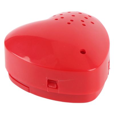 TOPINCN Red Heart Vibration Box for Stuffed Animals, 5 Minutes Vibration, Quirky Design, Secure, Joyful, Vibrating Box for Plush Toy