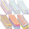 Civaner 48 Pcs Nylon Bean Bags Macaron Geometry Bean Bag Small Tossing Game Sets for Hand Toss Games Party Supply view 1