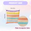 Civaner 48 Pcs Nylon Bean Bags Macaron Geometry Bean Bag Small Tossing Game Sets for Hand Toss Games Party Supply view 2