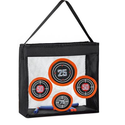 TORMEN Soft Foam Targe Portable Shooting Practice Target Toy with Mesh Storage Bag Foldable Standable Design for Nerf Darts Ideal for Kids 6+