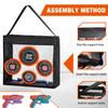 TORMEN Soft Foam Targe Portable Shooting Practice Target Toy with Mesh Storage Bag Foldable Standable Design for Nerf Darts Ideal for Kids 6+ view 3
