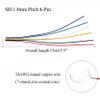 60 Pairs 28AWG 150mm Mini Micro JST SH 1.0mm Pitch 6 Pin Female Connector and Male Plug Wire Cable for RC Toys PCB LED Strips Household Appliances view 4