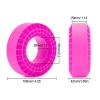 for TRX4 for SCX10 for Capra CMX VS4-10 1/10 Tire Silica Gel Insert Foam 108x42mm Fits 1.9 Inch Tires RC Crawler RC Car DIY Parts(Pink,2pcs) view 2