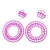 for TRX4 for SCX10 for Capra CMX VS4-10 1/10 Tire Silica Gel Insert Foam 108x42mm Fits 1.9 Inch Tires RC Crawler RC Car DIY Parts(Pink,2pcs) view 3