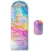 lneffble Rainbow Sleeping Bags for KidsSuitable for Children Boys and Girls Portable,Waterproof,Compact and Lightweight,Great for Outdoor Camping,Backpacking and Hiking view 1