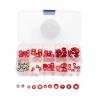 Aluminum Alloy Countersunk Head Round Head M2.5 M3 M4 Screw Gasket Nut Set for 1/10 1/8 RC Car Dress up Repair, 125PCS view 4