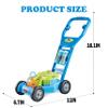 Bubble Lawn Mower for Toddlers 3+. Bubble Blowing Machines. Halloween Birthday Gifts Toys for Preschool Baby,Party Summer Outdoor Push Gardening Toys for Kids. view 3