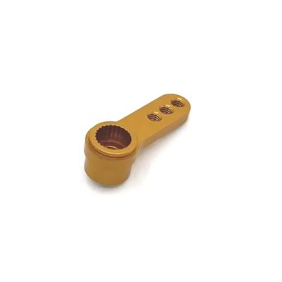 for MJX H16 16207 16208 16209 16210 1/16 Metal 25T Servo Arm Servo Horn RC Car Upgrade Parts Accessories RC Car Accessories(Yellow)