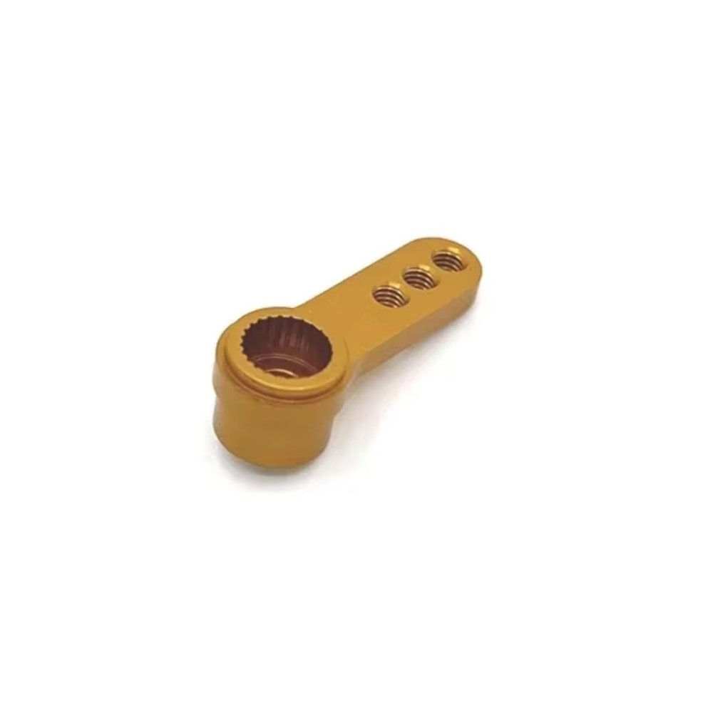 for MJX H16 16207 16208 16209 16210 1/16 Metal 25T Servo Arm Servo Horn RC Car Upgrade Parts Accessories RC Car Accessories(Yellow)