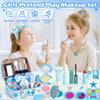 Hohosunlar Frozen Pretend Makeup for Toddlers Toys 3-5, Fake Play Make Up Pretend Play Princess Frozen Toys for Girls, Christmas Birthday Princess Gifts Toys for 3 4 5 6 7 8 Year Old Girls Kids view 3