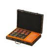 Top Brass Chinese Chess, Xiangqi Gift Set - Travel Games Sets with Board Games Gift, Xiang Qi Game & Pieces, Chinese Decor & Gifts, Chinese New Year Decor (Small) view 1