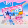 6 Pack Slimes, Pink & Blue, Cloud Butter & Clear Slime Kit view 2