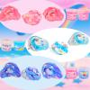 6 Pack Slimes, Pink & Blue, Cloud Butter & Clear Slime Kit view 4