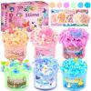 6 Pack Cloud Pink Slime Kids, Slime kit for Girls Ages 8-12, Toys for Girls and Boys, for Kids Set Party kit Goodie Bag Stuffers, Girl Birthday Gift Cute Stuff view 1