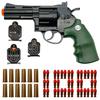 Dreamplay Soft Bullets Revolver Toy Gun, Realistic Foam Blasters Revolver Shooting Game Role-Playing Props Gifts for Adults Children with 12 Shells 100 Bullets and 3 Targets (Green) view 1