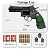 Dreamplay Soft Bullets Revolver Toy Gun, Realistic Foam Blasters Revolver Shooting Game Role-Playing Props Gifts for Adults Children with 12 Shells 100 Bullets and 3 Targets (Green) view 4
