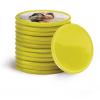 200-1000 Custom Poker Chips, 15 Colors Custom Plastic Tokens Personalized Logo/Text/Photo, Double Sided Print on a Chip, with Storage Box, Good for Drink Token, Bar, Business Card (Yellow) view 1