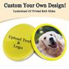 200-1000 Custom Poker Chips, 15 Colors Custom Plastic Tokens Personalized Logo/Text/Photo, Double Sided Print on a Chip, with Storage Box, Good for Drink Token, Bar, Business Card (Yellow) view 2