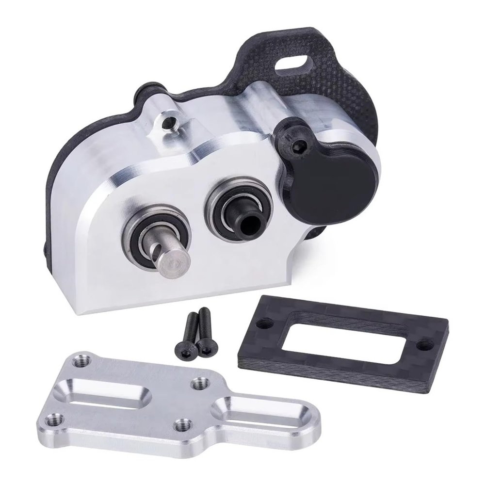 RC Car Parts for Capra for SCX10 III for AR45 1/10 Axle for LCG Chassis Cheater Rigs RC Car Parts 48 Pitch Portal Transmission Tiny Gearbox with Slipper Pad
