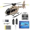 C 123 RC Helicopter No Ailerons 6CH 6-Axis Gyroscope Altitude Hovering Optical Flow Localization Brushless Motor with One-Key Inverted Flight For Adults Beginners (Grey) view 1