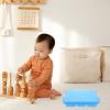 Abaodam Portable Toy Bin Sand Play Tray with Handle and Lid for Indoor and Outdoor Activities Versatile Sandbox Storage for Boys and Girls for Sand and Beads Play view 4