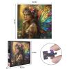 1000pcs Fantasy Fairy Paper Puzzle - Vibrant Find Butterfly Wing Art, Large Puzzle Toy Adult Game Gift - Family Interactive Game Puzzle DIY Home Decoration Brain Challenge Gift view 2
