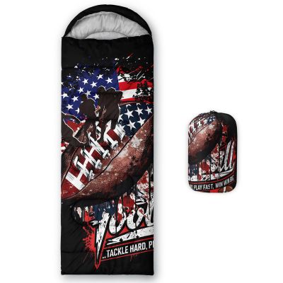 lneffble Football Sleeping Bags for Boys,Suitable for Children Boys and Girls Portable,Waterproof,Compact and Lightweight,Great for Outdoor Camping,Backpacking and Hiking