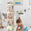 2025 New Stuffed Animal Storage Tube With Lid,animal Storage Bag,Clear Stuffed Animal Dolls Organizer - Vertical Clear Stuffed Animal, Stackable Soft Toy Organizer Basket For Bedroom Nursery view 4