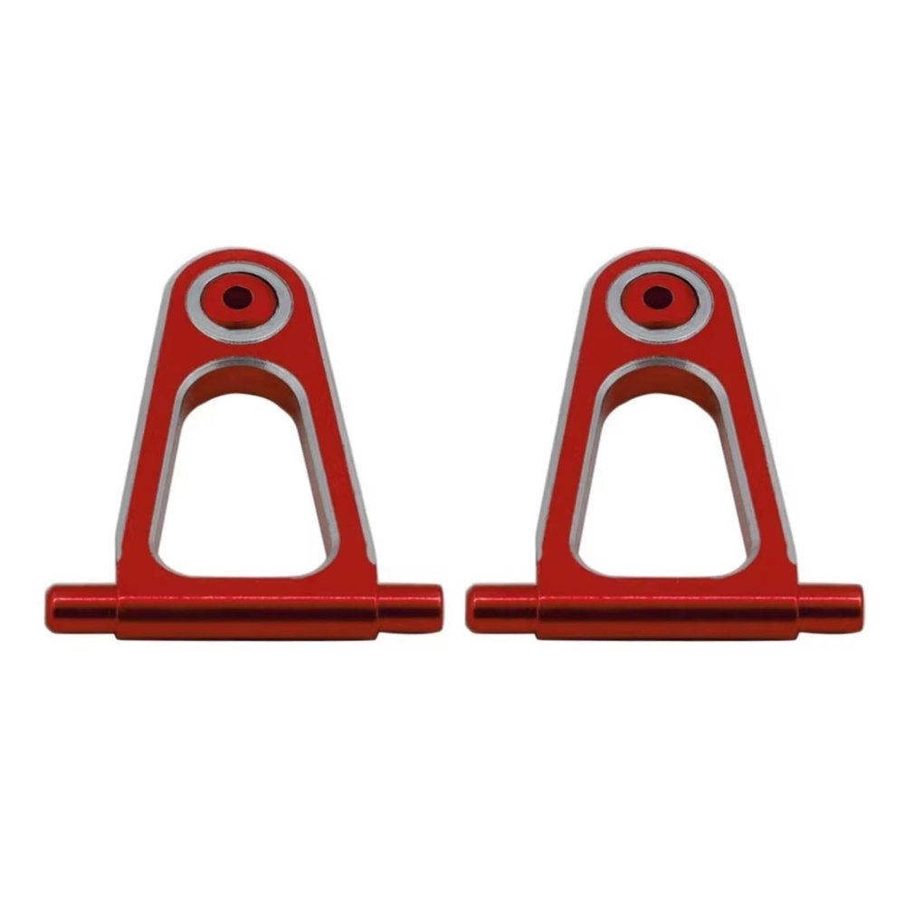 RC Upgrade Parts for Tamiya for TT-01 1/10 Metal Front Rear Upper Lower Suspension Arm Set RC Car Upgrade Parts Accessories(Red,Front Upper Arm)