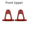 RC Upgrade Parts for Tamiya for TT-01 1/10 Metal Front Rear Upper Lower Suspension Arm Set RC Car Upgrade Parts Accessories(Red,Front Upper Arm) view 2