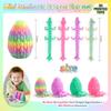 3D Printed Dragon Egg,Dragon Eggs with Dragon Inside,Surprise Dragon Egg Toy,Mini Full Articulated Crystal 3D Dragon,Cool Animals Dino Eggs for 5-7 4-6 8-12 Year Old Boys Kid GirlsLuminous,Small) view 2