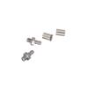 Straight Hose Nipple M3-3mm Hose with Pipe Sleeve for RC Hydraulic Model Valve Fuel Tank Stainless Steel High Hardness Connector view 3