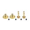RC Car Accessories Compatible with MN D90 D99 for MN99S for WPL B24 B36 C14 C24 RC Car Parts 1 Set Drive Shaft Gears Steel Front and Rear Shaft Gears(1set (Brass)) view 1
