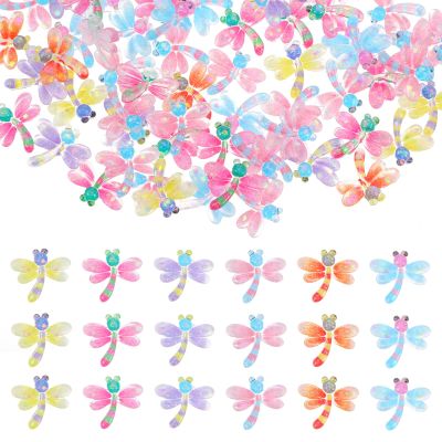 120 Pcs Mini Resin Dragonflies Figurine, Colorful Tiny Dragonfly Mini Dragonfly Decor Micro Miniature Dragonflies Tiny Resin Animals for Terrarium Dollhouse Fairy Garden Micro Landscaping Decoration