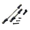 Aluminum Alloy Upgrade Compatible with MJX 1/12 H12Y H12Y+ Remote Control Car Upgrade Parts Front Axle Steering Rod Servo Rod Servo Arm Suitable for H12Y H12Y+ Upgrade Parts (Black) view 1