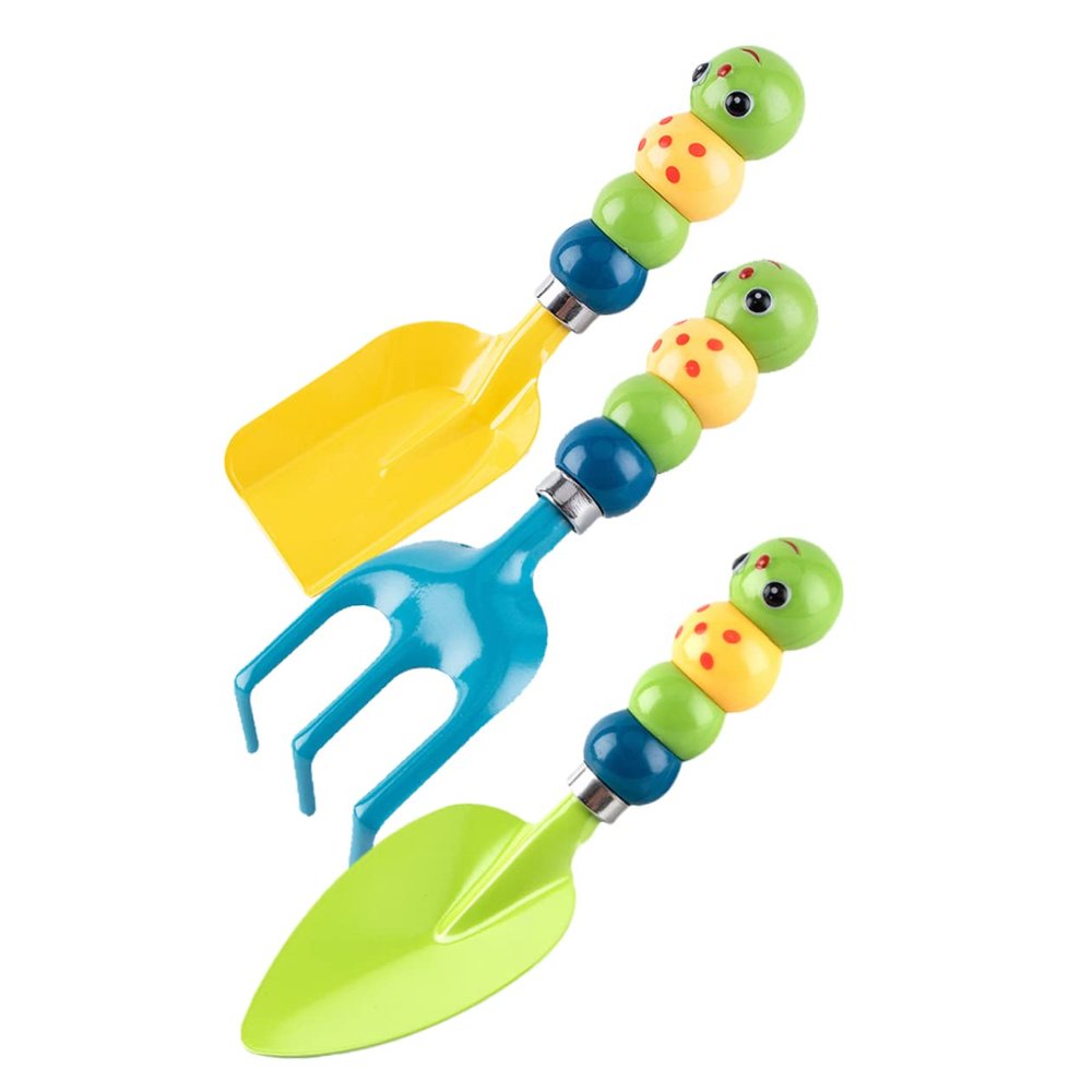 FOYTOKI 1Set Gardening Tools Shovel and Rake Kit for Boys and and Garden Supplies for Beach Park and Home Use for Outdoor Play