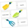 FOYTOKI 1Set Gardening Tools Shovel and Rake Kit for Boys and and Garden Supplies for Beach Park and Home Use for Outdoor Play view 2