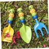 FOYTOKI 1Set Gardening Tools Shovel and Rake Kit for Boys and and Garden Supplies for Beach Park and Home Use for Outdoor Play view 4