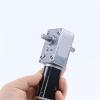 12v/24v DC Worm Gear Motor 5840-31ZY Double Output Shaft Adjustable Speed Can CW CCW Electric Motor(12RPM,12V only Motor) view 2