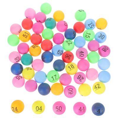 Toyvian 90pcs Colorful Numbered Draw for Raffle and Bingo Games Engaging Plastic Game for Parties Events and Carnival Prizes Fun and Easy to Use