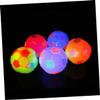 FELTECHELECTR 2pcs Flashing Elastic Massage for Boys and Girls Bouncy Simulation Footballs Sound for Indoor and Random Boy Girl Toy view 3
