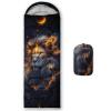 lneffble Galaxy Lion Sleeping Bags for BoysSuitable for Children Boys and Girls Portable,Waterproof,Compact and Lightweight,Great for Outdoor Camping,Backpacking and Hiking view 1