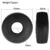 4PCS 1.9'' RC Car Rubber Tire Wheel Skin 118x42mm RC Replacement Parts for AXIAL SCX10 90046 D90 TRAXXAS TRX4 TRX6 1/10 Crawler RC Car view 2
