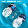 WATIEOBOO 2-Piece YoYo Set - P02 Crystal Beginner Yoyo & M18 Metal Camouflage Professional yoyo, Dual-Mode yo-yos Suitable for All Players and yo-yo Tricks. view 3