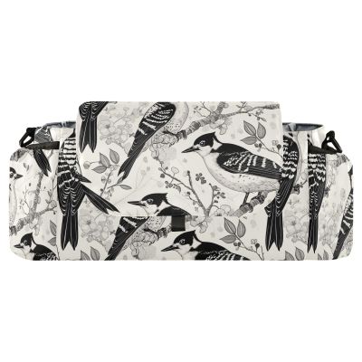miaozhen Cartoon Woodpecker Black and White stroller organizer umbrella baby caddy organizer large baby bottle holder accesorios para carro bolsa para carreola