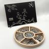 SZREGGIO Metal Loose Parts Learning Kit with Magnetic Board and Tray Set, STEAM Activities for Kids Ages 3+, Montessori & Reggio-Inspired Kindergarten Preschool Classroom Materials view 2