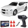 Actualia 1/64 Scale Drift RC Car, 2.4Ghz Desktop Mini Racing Drift Remote Contrl Car Model, 4WD Mini RC Vehicle Hobby Gift for Adults view 1